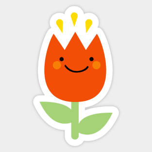 Happy Tulip Sticker